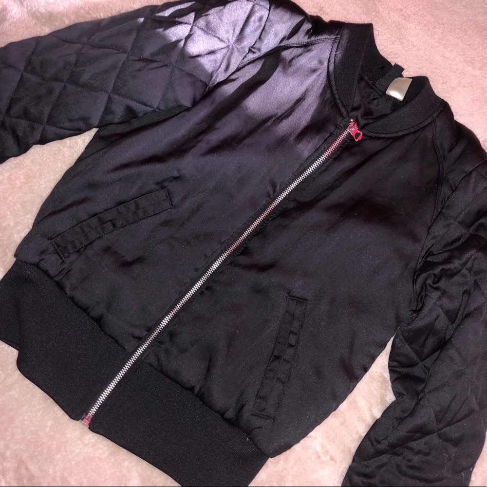 Black Bomber Jacket